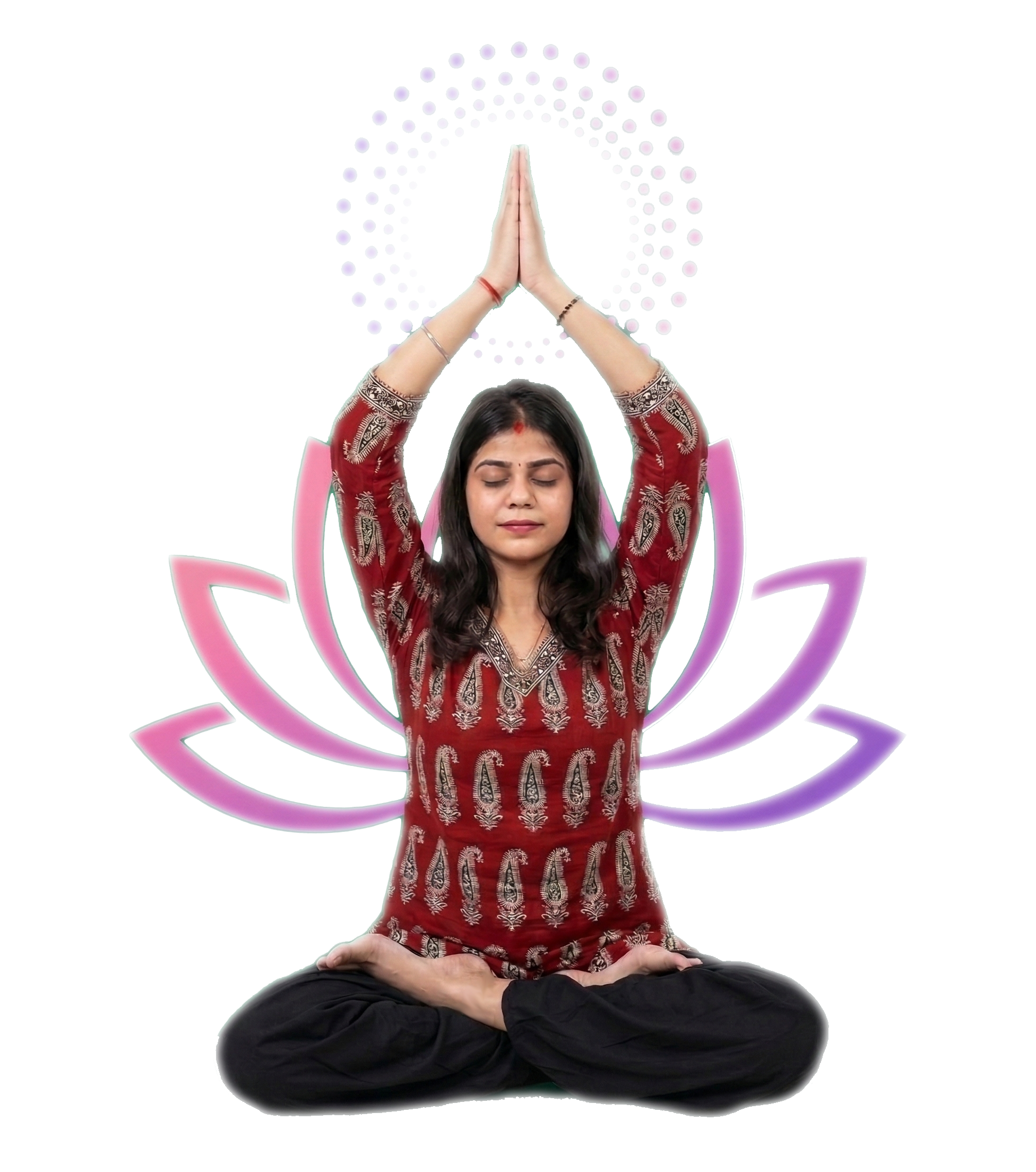Diksha Sharma Yoga Pose - Home